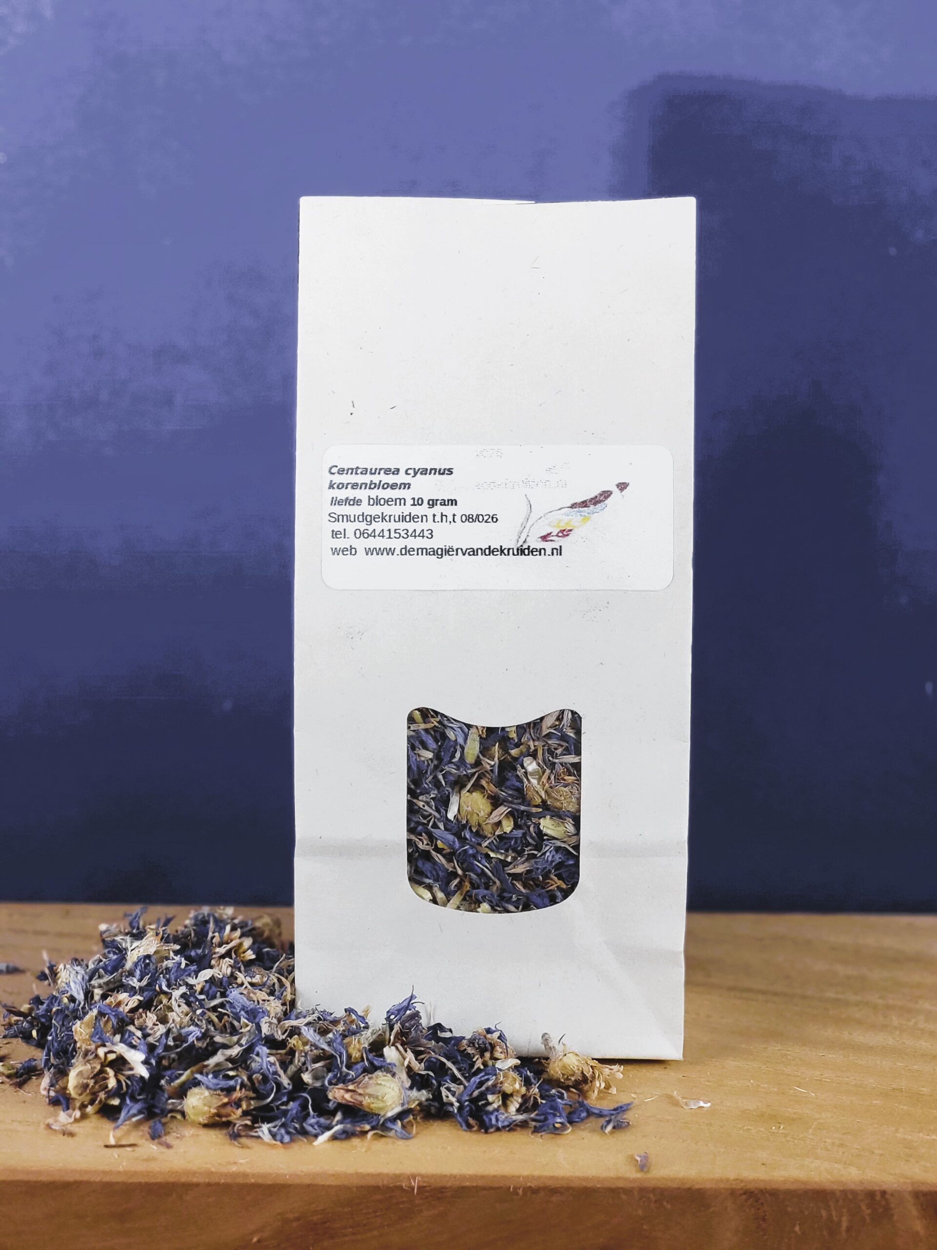 Korenbloem (Centaurea cyanus) per 10 gram